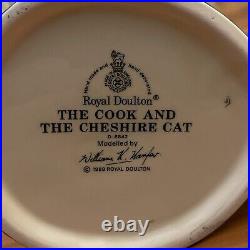 Royal Doulton Large Character Jug D6842 The Cook & The Cheshire Cat 6860 RD