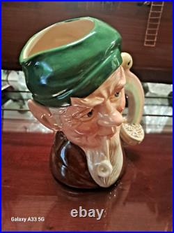 Royal Doulton Large Character Jug D6847 Leprechaun of the Green