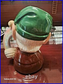 Royal Doulton Large Character Jug D6847 Leprechaun of the Green
