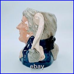 Royal Doulton Large Character Jug D6943 Thomas Jefferson President US. Pre-owned