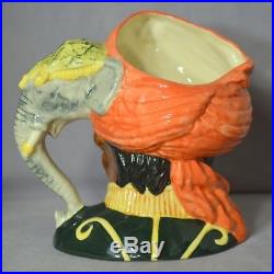 Royal Doulton Large Character Jug Elephant Trainer D6841 Circus 1990-1993 only