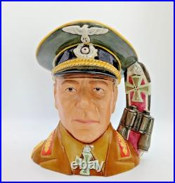 Royal Doulton Large Character Jug Field Marshal Erwin Rommel -d7290 #046