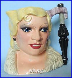 Royal Doulton Large Character Jug Mae West D6688 Celebrity Collection