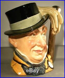 Royal Doulton Large Character Jug Mr Micawbwe D7040 Ltd Ed + Certificate