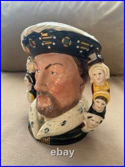Royal Doulton Large Character Jug Of King Henry VIII D6888 Double Handled #879