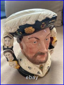 Royal Doulton Large Character Jug Of King Henry VIII D6888 Double Handled #879
