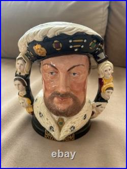 Royal Doulton Large Character Jug Of King Henry VIII D6888 Double Handled #879