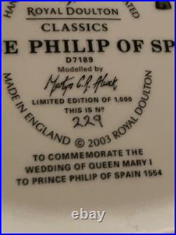 Royal Doulton Large Character Jug Prince Phillip Spain D7189 Limited Only 1000