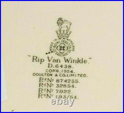 Royal Doulton Large Character Jug'Rip Van Winkle' D6438! Made in England