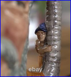 Royal Doulton Large Character Jug Robinson Crusoe D6532 1959 & Captain Cuttle