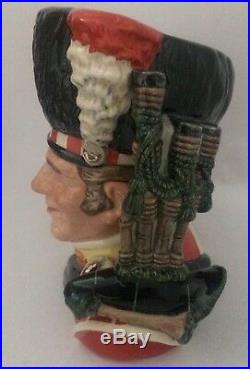 Royal Doulton Large Character Jug The Piper D6918 Limited Edition Number 1
