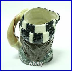 Royal Doulton Large Character Jug The Trapper Porcelain Stein Mug D6609 1966