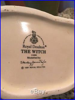 Royal Doulton Large Character Jug The Witch, Retired 19