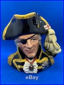 Royal Doulton Large Character Jug! Vice-admiral Lord Nelson! D6932! Mint