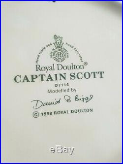 Royal Doulton Large Character Toby Jug Captain Scott D7116