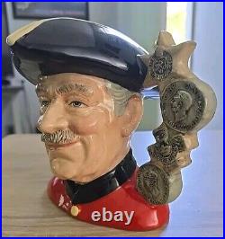 Royal Doulton Large Character Toby Jug Chelsea Pensioner D6817 issued 1988