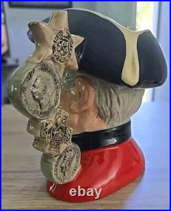 Royal Doulton Large Character Toby Jug Chelsea Pensioner D6817 issued 1988