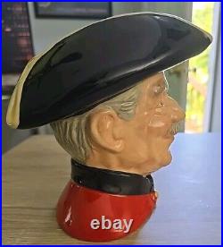 Royal Doulton Large Character Toby Jug Chelsea Pensioner D6817 issued 1988