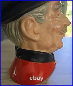 Royal Doulton Large Character Toby Jug Chelsea Pensioner D6817 issued 1988