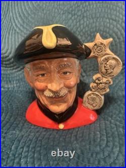 Royal Doulton Large Character Toby Jug Chelsea Pensioner issued 1988 Royal Doulton Large Character Toby Jug Chelsea Pensioner issued 1988