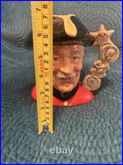 Royal Doulton Large Character Toby Jug Chelsea Pensioner issued 1988 Royal Doulton Large Character Toby Jug Chelsea Pensioner issued 1988