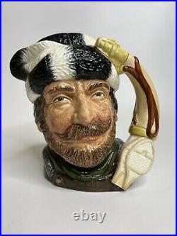 Royal Doulton Large Character Toby Jug The Trapper D6609 Rare Canadian Centenial