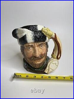 Royal Doulton Large Character Toby Jug The Trapper D6609 Rare Canadian Centenial