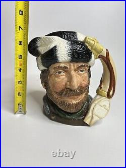 Royal Doulton Large Character Toby Jug The Trapper D6609 Rare Canadian Centenial