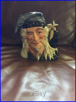 Royal Doulton Large Character Toby Jug The Wizard D6862