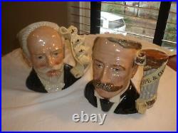 Royal Doulton Large Character Toby Jugs Great Composer Series Complete Set Of 8