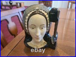 Royal Doulton Large Character Toby Mug Jug Anne Boleyn 7 D6644