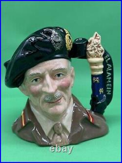 Royal Doulton Large Field Marshall Montgomery Ltd Ed. Character Jug, D6908, 6.5