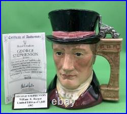 Royal Doulton Large'George Stephenson' Ltd Ed. Character Jug, D7093, 7