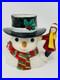 Royal Doulton Large LE 231/500 SNOWMAN withGIRL Handle #D7241 Jug 6.75 COA