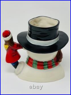 Royal Doulton Large LE 231/500 SNOWMAN withGIRL Handle #D7241 Jug 6.75 COA Royal Doulton Large LE 231/500 SNOWMAN withGIRL Handle #D7241 Jug 6.75 COA