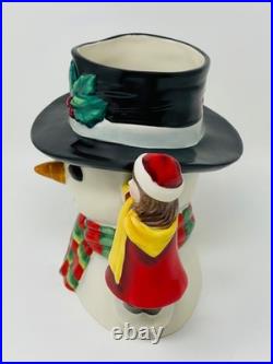 Royal Doulton Large LE 231/500 SNOWMAN withGIRL Handle #D7241 Jug 6.75 COA Royal Doulton Large LE 231/500 SNOWMAN withGIRL Handle #D7241 Jug 6.75 COA