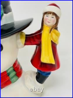 Royal Doulton Large LE 231/500 SNOWMAN withGIRL Handle #D7241 Jug 6.75 COA Royal Doulton Large LE 231/500 SNOWMAN withGIRL Handle #D7241 Jug 6.75 COA