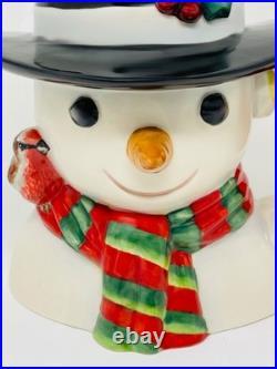 Royal Doulton Large LE 231/500 SNOWMAN withGIRL Handle #D7241 Jug 6.75 COA