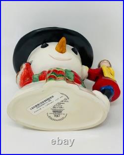 Royal Doulton Large LE 231/500 SNOWMAN withGIRL Handle #D7241 Jug 6.75 COA
