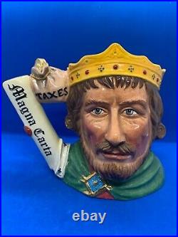 Royal Doulton Large Limited Edition Character Jug! King John! D7125! Mint! Rare