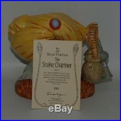 Royal Doulton Large Limited Edition character jug The Snake Charmer D6912