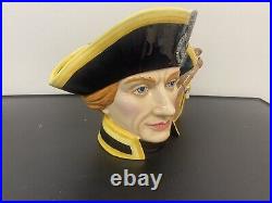 Royal Doulton Large Lord Horatio Nelson Character Jug 2004 D7236 Boxed