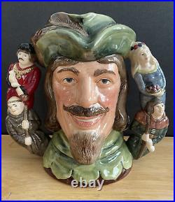 Royal Doulton Large Robin Hood Limited Ed Character Jug Double Handle #1097/2500