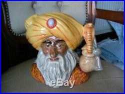 Royal Doulton Large Size Character Toby Jug The Snake Charmer Limited Edition