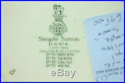 Royal Doulton Large Toby Character Jug Simple Simon D6374 1952
