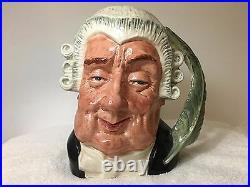 Royal Doulton Large Toby Jug Mug The Lawyer D6498 Limited 1958