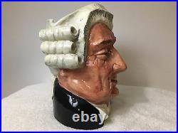 Royal Doulton Large Toby Jug Mug The Lawyer D6498 Limited 1958