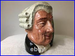 Royal Doulton Large Toby Jug Mug The Lawyer D6498 Limited 1958