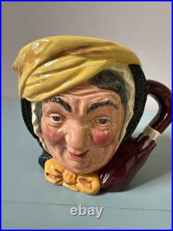 Royal Doulton Large Toby Jug Sairey Gamp D6770, Rare Limited Edition #54/250