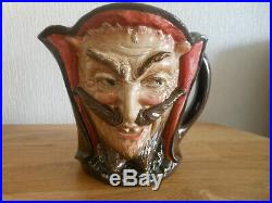 Royal Doulton Large Two Faced Mephistopheles Character Jug Letter A to base